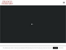 Tablet Screenshot of francoferraro.com